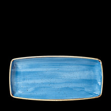 Load image into Gallery viewer, Churchill Stonecast Cornflower Blue Oblong Plate
