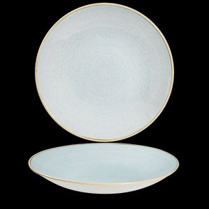 Churchill Stonecast Duck Egg Deep Coupe Plate
