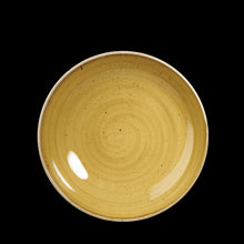 Load image into Gallery viewer, Churchill Stonecast Mustard Coupe Plate
