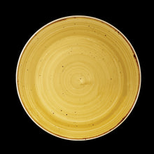 Load image into Gallery viewer, Churchill Stonecast Mustard Coupe Plate
