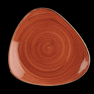 Churchill Stonecast Orange Triangle Plate 26.5cm (12)