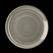Load image into Gallery viewer, Churchill Stonecast Peppercorn Grey Coupe Plate
