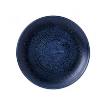 Load image into Gallery viewer, Churchill Stonecast Plume Ultramarine Coupe Plate
