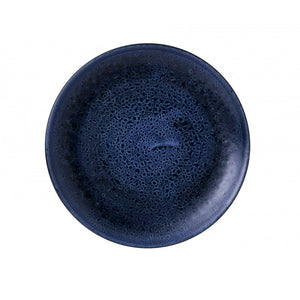 Churchill Stonecast Plume Ultramarine Coupe Plate