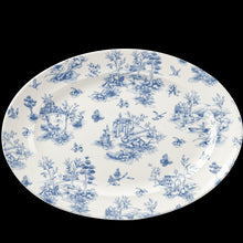 Load image into Gallery viewer, Churchill Toile Prague Oval Rimmed Dish 36.5x29.3cm (6)
