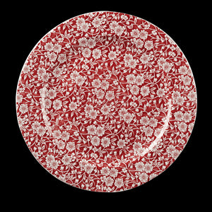 Churchill Victorian Calico Cranberry Plate 30.5cm