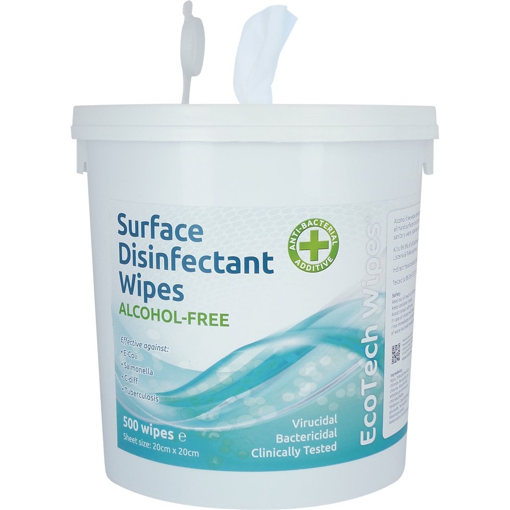Ecotech Surface Disinfectant Wipes (Alcohol Free)