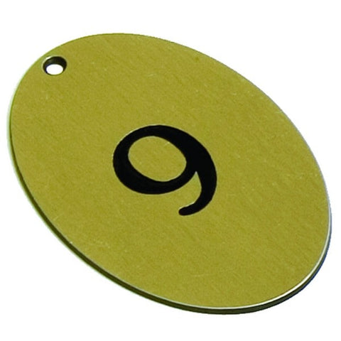 Oval key tag - Metalex