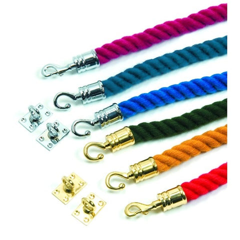 Trigger Extension With Rope Examples Barrier rope with trigger hook | Various Colours | Foremost Products