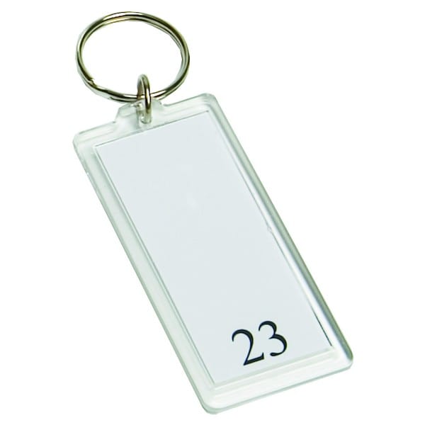 Clear acrylic key tag | Foremost Products, Glasgow
