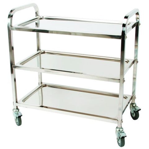 Stainless steel trolley - Self-assembly