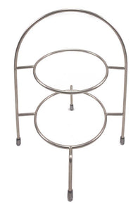 Trends 2 Tier Cake Stand - Stainless Steel (To hold 23cm plates)