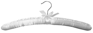 Satin white padded hook hanger (50) Code SHH - £1.38 each